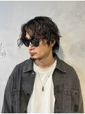 メンズスパイラルパーマ短髪ショートメンズカット