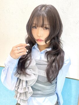 ロンド レグリーズ 立川(Lond leglise) ミニウルフレイヤーカット顔周り前髪韓国ミディアムロング/立川