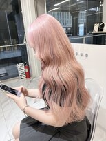 ランテルディ 渋谷(LANTERDIT)&nbsp;【LANTELDIT】ホワイトピンク　韓国　ブリーチカラー