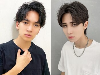 ヘア メイク ハク 横浜(hair make Haku)の写真/23時まで営業なのでお仕事帰りにもおすすめ◎【メンズカット￥3400】人気のツイスト・スパイラルパーマも!!