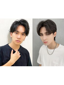 23時まで営業なのでお仕事帰りにもおすすめ◎【メンズカット\3400】人気のツイスト・スパイラルパーマも!!