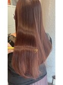 暖色系カラーはツヤ髪最強/髪質改善