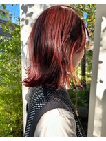 ユウヘアー 大高店(U Hair)&nbsp;秋色チェリーレッド20代30代