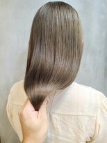 エリマ 横浜西口(elima) ブリーチなしダブルカラー/グレージュ/ロングレイヤー