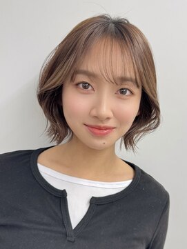 エアー 横浜(AIR) ◎【前髪あり】やわらかくびれボブ