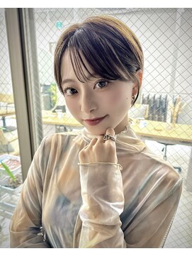 コンパクトマッシュ/縮毛矯正/髪質改善/ココアベージュ