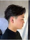 調布メンズパーマフェザーパーマシャドウパーマセンターパート