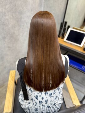 セントラル 三宮店(central) 【神戸三宮】うる艶ストレート美髪カラー髪質改善トリートメント