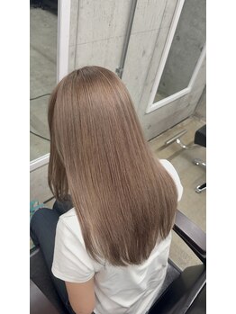 ボーダー 新浦安(BORDER)の写真/【透明感×ツヤ髪♪】デザインはもちろん最上級★質感とダメージにこだわる大人女性の為のカラー*[新浦安]