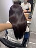 カット＋透明感ケアカラー＋業界最高峰プレミアム髪質改善
