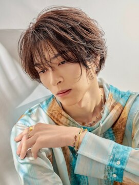 オーシャントーキョー 原宿(OCEAN TOKYO) メンズ韓国風シースルーマッシュフェザーパーマ毛流れ