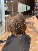 シャンプーボーイ 佐賀(SHAMPOO BOY)&nbsp;艶ハイライト白髪ぼかし【控えめハイライト】