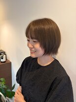 オートクチュール ランコントレ(Haute Couture Rencontrer)&nbsp;レイヤーボブ×オリーブベージュ