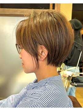 ハピネス クローバー 学園前店(Happiness CLOVER) ナチュラルショートショートボブ×髪質改善×白髪ぼかし21