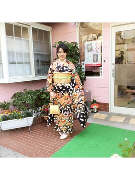 ハッチ美容室 成人式 着付&ヘアーセット