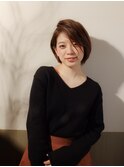 大人かわいい♪小顔.愛されショートボブ★