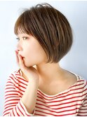 長めショートボブ/ミニボブ/30代40代50代