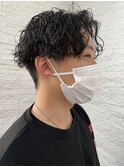 波巻きパーマ