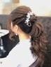 【冠婚葬祭にお薦め人気のヘアセット】￥4400