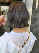 フリーラ 京都河原町三条店(freera)&nbsp;切りっぱなしボブ◎まろやかオリーブベージュ◎