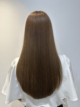 ヒビト 恵比寿 渋谷(HIBITO.) 髪質改善カラー アッシュベージュ 艶カラー トリートメント