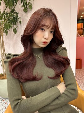 ボタン シブヤ(VOTAN SHIBUYA) 韓国ヘア/前髪あり/顔まわりカット/くびれヘア