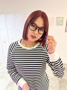 ゲームバイアランスミシー 心斎橋(GAME by Alan Smithee) カシスレッドブラウン／ブリーチカラー／ダブルカラー