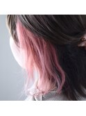 ミディアム×イヤリングカラー×ペールピンク1