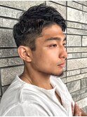 爽やかツーブロックショートアップバング N8、4