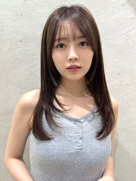 ロンドプランタン 恵比寿(Lond Printemps) オレンジベージュ×レイヤーカットで軽やかにまとまる夏ヘア