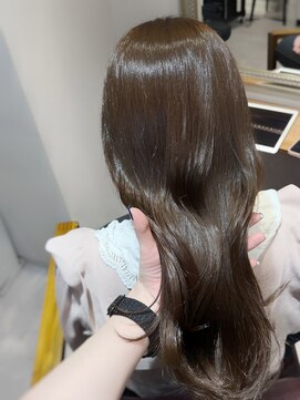 アントワープトーキョー(antwerp TOKYO) 40代50代オリーブベージュ酸性ストレート髪質改善縮毛矯正