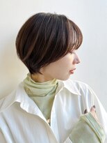 トルネード(TORNADO) 大人ショートボブ前髪ありひし形丸み丸顔面長絶壁K20250113