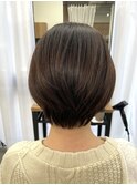 ★20代30代40代◎明るめ白髪染めチルココア×ショート