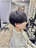 緩めシャドウパーマ