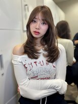 ロンドガーネット 池袋(Lond garnet)&nbsp;イメチェン外ハネボブ美髪ワイドバングレイヤー縮毛矯正/[池袋]