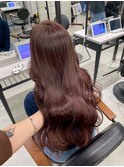 【透明感】ブリーチなし艶カラー