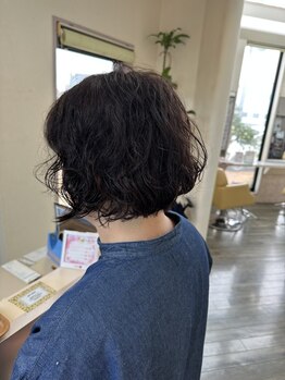 リリカル ヘアオブジェの写真/【当日予約OK】乾かすだけで決まる、忙しい毎日にオススメなパーマをご提供！朝のセットも簡単に♪