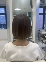 プランタン フォー ヘアー(printemps FOR HAIR) ハイライト×ブラウンミルクティー×ボブ