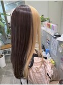 【越谷】デザインカラー×ロングスタイル