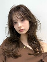 ワンズ リー 上大岡店(One's ly)&nbsp;ハッシュレイヤー暗めカラーデザインカラーフェイスフレーミング