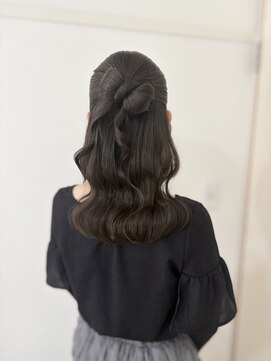 ルノンルージュ(Renon Rouge) リボンハーフアップ