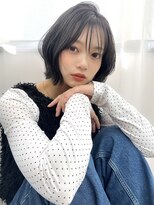 ユイマァル 岡山店(YUIMARL)&nbsp;２０代３０代大人ショートボブふんわりレイヤーカットハイライト