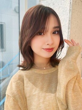 レディ 表参道(Lady) くびれボブくびれヘア顔周りカット外ハネボブレイヤーボブロブ