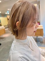 フリップビーアヴェダ(FLIP B AVEDA)&nbsp;本八幡×ハイトーンベージュ×ケアブリーチ×肌映え