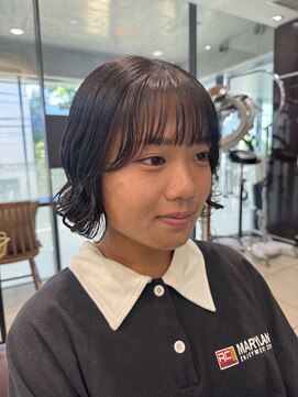 ボブパーマコテ巻き風パーマデジタルパーマ