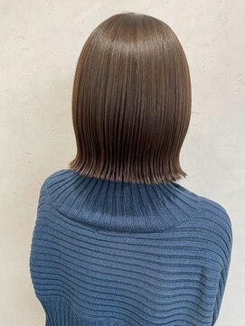 美髪＊ぱつっとボブ＊髪質改善TR＊Zina Maison札幌