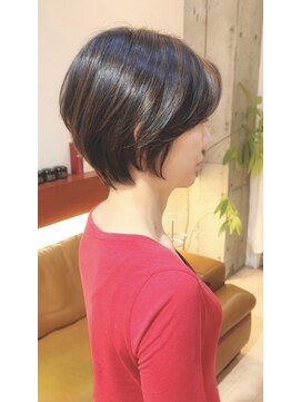 チル アウト ヘア ロジック(chill out hair Logic) グラデーションボブ×ナチュラルハイライト