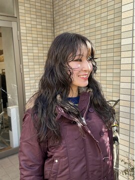 オルセン(OLSEN) 外国人風パーマ/ロングヘア/ロングパーマ/顔まわりカット