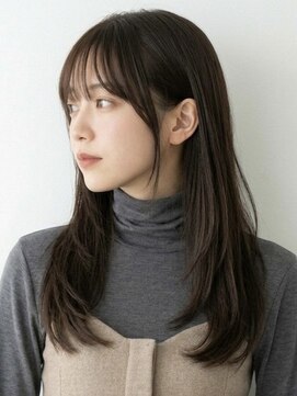 キビト(kibito) 新宿市ヶ谷曙橋若松河田小顔ロングレイヤーカット20代30代40代