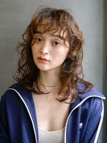 ニール シトロン 名古屋 伏見 丸の内(NEELU citron) 【NEELU_ging】癖毛風レイヤーパーマ